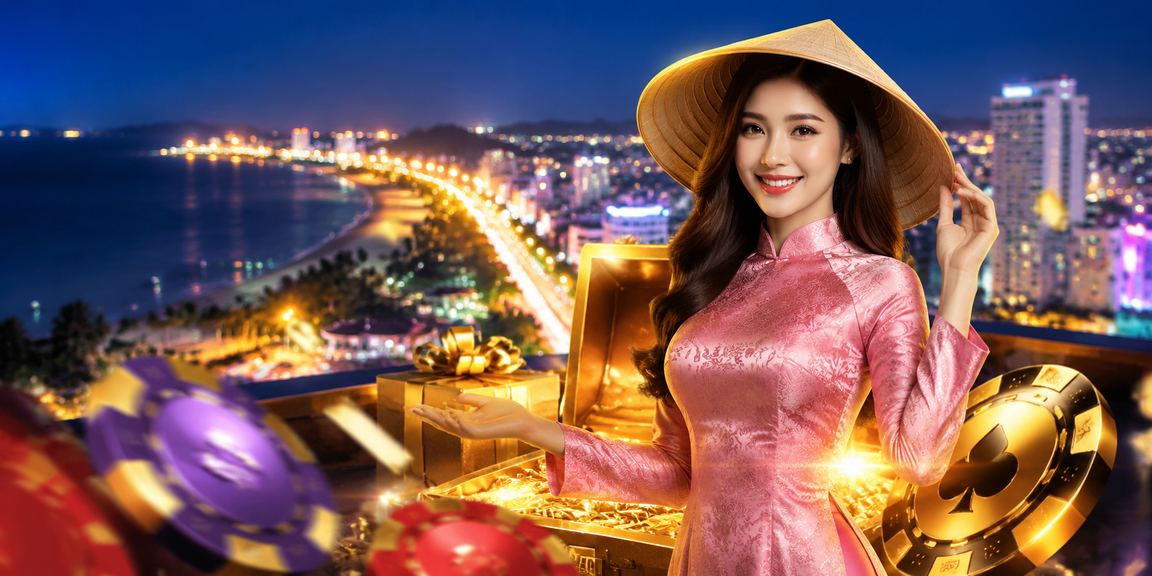 Không khí casino và cá cược tại Mũi Né với hình ảnh áo dài truyền thống Việt Nam