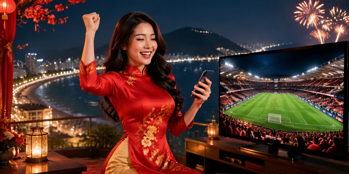 Người dùng Vũng Tàu trải nghiệm casino app a7r trong trang phục áo dài truyền thống